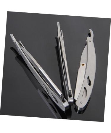 Magiclulu Vintage Razor Set for Men - 3pcs Stainless Steel Razor Holder & Hair Clipping Tool - Buy Online on SooperMarket.com