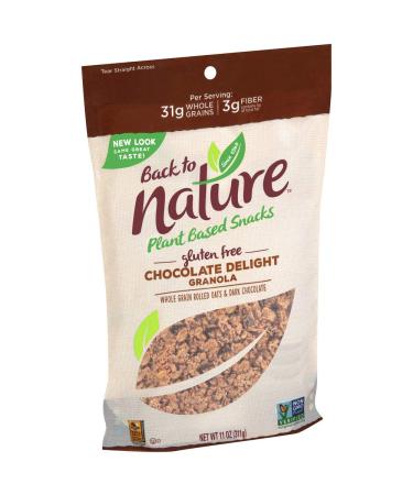 Back to Nature Gluten Free Granola, Non-GMO Chocolate Delight, 11 Ounce (Pack of 6) Chocolate Delight 11 Ounce (Pack of 6)