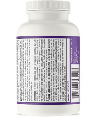AOR - 5-HTP 50mg 90 Capsules - 5-Hydroxytryptophan - Mood Support Fibromyalgia Relief Migraine Headache Relief Depression Relief Insomnia Sleep Support and Serotonin Supplement - Buy Online on SooperMarket.com