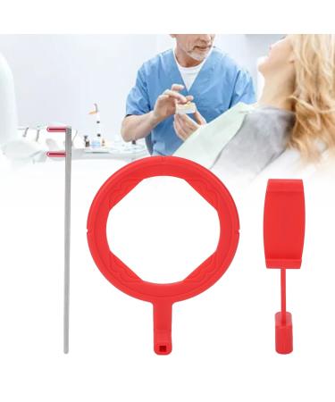 X-ray film positioning system kit X-ray film positioner portable intraoral X-ray film positioning holder for molars (red)