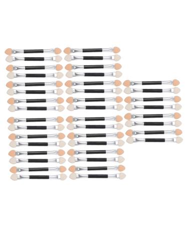 PLAFOPE 40pcs Latex Eye Shadow Stick Portable Makeup Professional Eyeshadow Sponge Aluminum