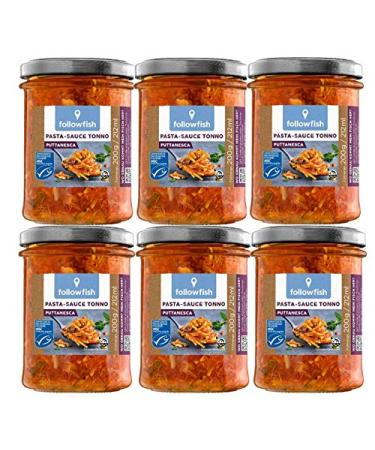 followfish MSC Pasta Sauce Tonno Puttanesca pack of 6 (6 x 200g) 200 g (pack of 6)