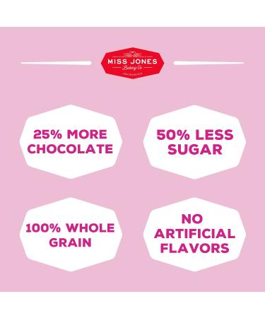 Miss Jones Baking Chocolate Chip Cookie Mix - Whole Grains | More Chocolate Chips | 50% Lower Sugar | Naturally Sweetened | 13 Ounce Pack - Buy Online on SooperMarket.com