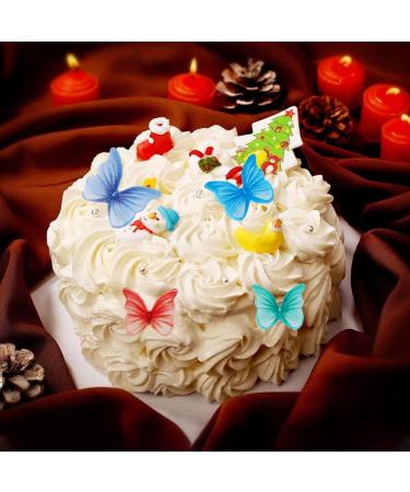 48Pcs Edible Wafer Paper Butterflies Cupcake Topper Cake Decorations Mix Edible Rice Paper Paper Cake Dessert Toppers Party Cake Decorations for Birthday Party Baby Shower Wedding Mix a - Buy Online on SooperMarket.com