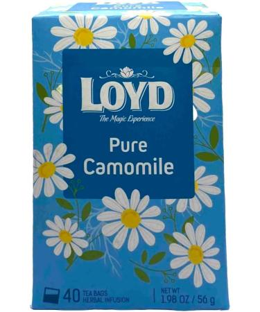 Loyd Tea 40 Teabag X4 Boxes Flavours Mixed Berries Pure Peppermint Pure Green Pure Chamomile 160 Total Herbal Infusion Green Tea Fruit - Buy Online on SooperMarket.com