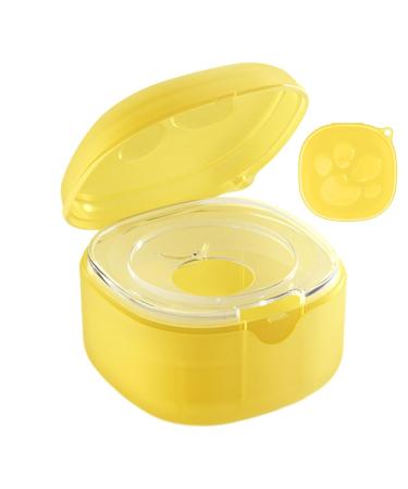 Pacifier Holder - Dustproof & Easy to Clean Container in Yellow | Keep Pacifiers Clean | Jomewory - Buy Online on SooperMarket.com