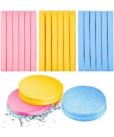 Dajidafu 108 Pieces Compressed Facial Sponge Makeup Removal Cleaning Exfoliating Pad Home Travel Wash Face Supplies for Women - Buy Online on SooperMarket.com