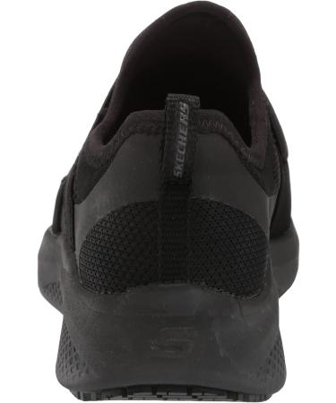 Skechers Work Elloree Women's Black Slip Resistant Slip On - Size 7.5 - Buy Online on SooperMarket.com