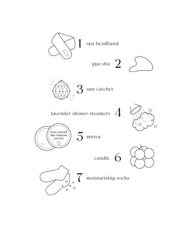 Pinch Provisions Self Care Advent Calendar - 7 Spa Essentials for Women | Perfect Gift for Birthdays Bachelorette Parties & Slumber Parties - Buy Online on SooperMarket.com