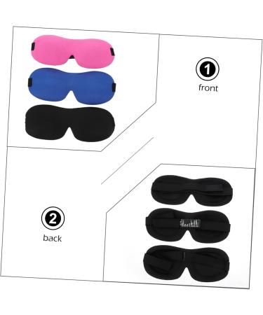 Buy Gatuida 21 Pcs 3D Silk Sleep Masks - Adjustable Night Eye Covers for Travel & Sleep | Comfortable Blindfolds & Satin Eye Shades - Buy Online on SooperMarket.com