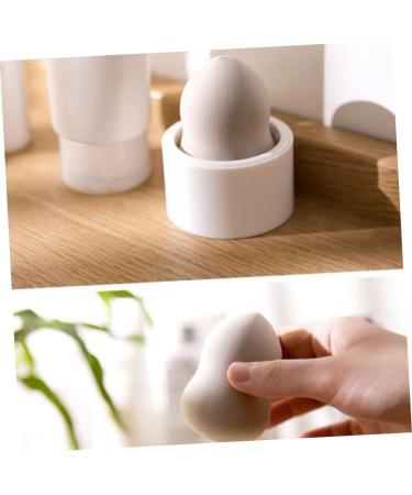 minkissy Sponge Rack White Sponge Holder Makeup Sponge Holder Ventilated Sponge Holder Beauty Sponge Holder Sponge Drying Rack Sponge Stand Storage Beauty Egg Powder Puff Holder Tool - Buy Online on SooperMarket.com