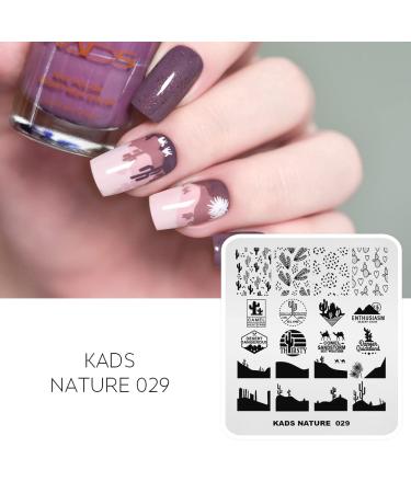 Alexnailart Nature Theme Nail Stamp Plates - Cactus Desert & Camel Designs for DIY Nail Art | NA029 - Buy Online on SooperMarket.com
