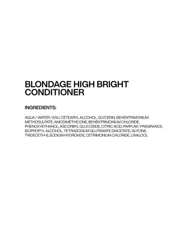 Redken Blondage High Bright Conditioner - Brightens & Lightens Blonde Hair | Vitamin C Infused 10.1 Fl Oz - Buy Online on SooperMarket.com