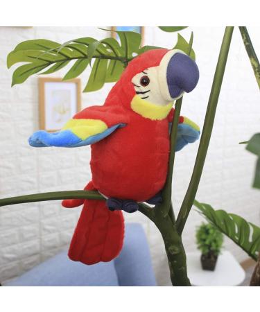 Cute Talking Parrot Toy - Interactive Plush with Record & Repeat Features | Funny Bird Toy for Kids | Perfect Christmas Gift - Buy Online on SooperMarket.com