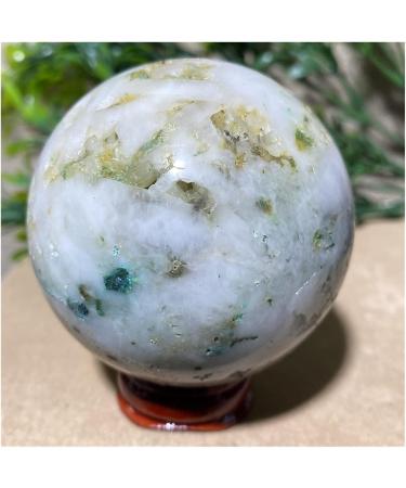 Blue Pine Stone Symbiont Crystal Quartz Natural Sphere Minerals Handwork Ball House Decoration Home +Stand 1pc (Color : 310-320g) - Buy Online on SooperMarket.com