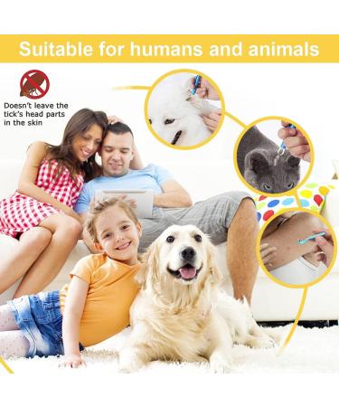 Niserelesa Tick Remover Set - 4PCs Tick Pliers for Humans Dogs & Cats | Quick & Easy Tick Removal with 3 Seret Hooks & 1 Standard Hook - Buy Online on SooperMarket.com