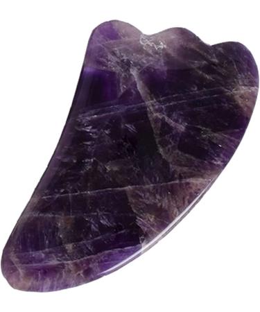 Home Decoration Amethyst Rough Amethyst Gouache Scraper Gua Sha Massage Tool Jade Roller Face Massager Lifting Anti-Wrinkle Beauty Skin Care Gouache Set Full of Texture (Color : Type 6)