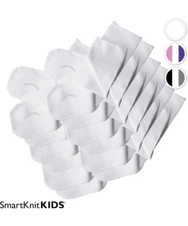 SmartKnitKIDS Seamless Sensitivity Socks 12 Pack - Small Pink Purple White - Made in USA - Buy Online on SooperMarket.com