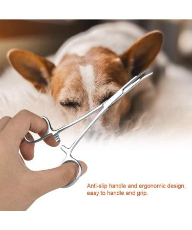 Pet Ear Locking Forceps Dog Ear Hair Puller Pet Groomers Scissor Dog Grooming Locking Tweezers Good Strong Animal Care Pet Groomers Tool(L) - Buy Online on SooperMarket.com