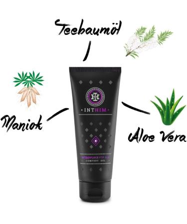 Inthim Intimate Care for Men - After Shave Gel with Aloe Vera | Soothes Irritation Fights Shaving Pimples & Odors | 100 ml - Buy Online on SooperMarket.com