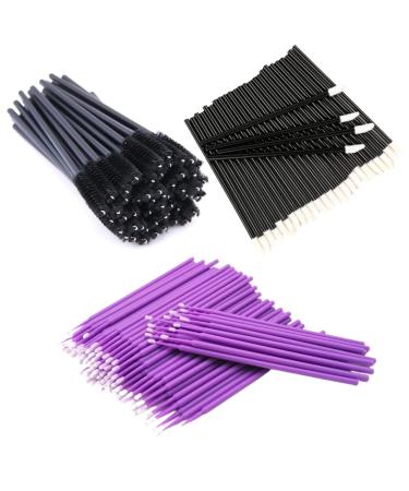 60 disposable mascara sticks 20 lip brushes and micro applicators 20 eyebrow brushes + 20 lip brushes