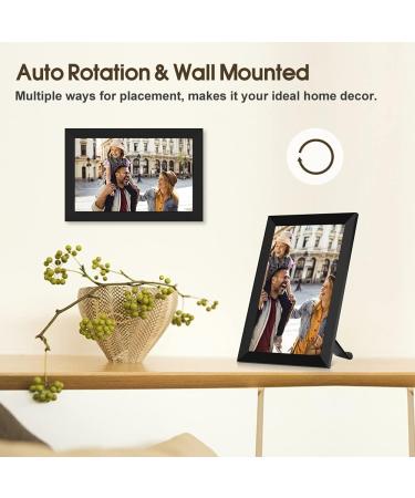 FRAMEO 10.1 Inch Smart WiFi Digital Photo Frame  Digital Picture Frame 1280x800 HD Touch Screen Electronic Picture Frame with Built-in 16GB Memory  Auto Rotation  Share Photos Instantly via App - Buy Online on SooperMarket.com