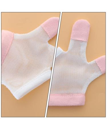 FOMIYES Baby Mittens Finger Gloves - Stop Thumb Sucking, Breathable Mesh, Anti-Scratch, Nail Kit - 1 Pair - Buy Online on SooperMarket.com