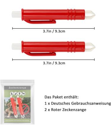 Nepfaivy Tick Pliers for Dogs Cats & Humans - 2 Set Tick Tweezers for Safe Easy Tick Removal of All Sizes - Buy Online on SooperMarket.com