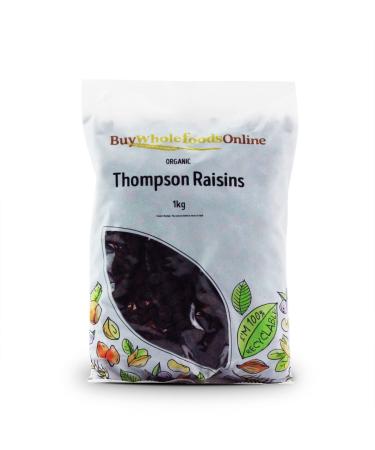 Organic Thompson Raisins 1kg (BWFO)