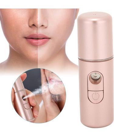 Nano Mist Sprayer USB Rechargeable Handheld Face Humidifier Sprayer Portable USB Face Humidifier SkinCare Moisturizing Hydrating Face Humidifier Sprayer Beauty Tool (Rose Gold) - Buy Online on SooperMarket.com