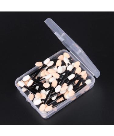 KALLORY 200 Pcs Disposable Makeup Professional Double- End Eyeshadow Cosmetic Set Size 2 Black - Buy Online on SooperMarket.com