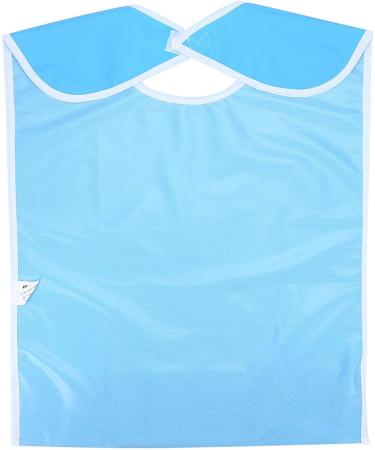 Adult Bib Waterproof Adult Elder Mealtime Bib Clothes Clothing Protector Dining Aid Ideal for Inconvenience People(Sky Blue) - Buy Online on SooperMarket.com