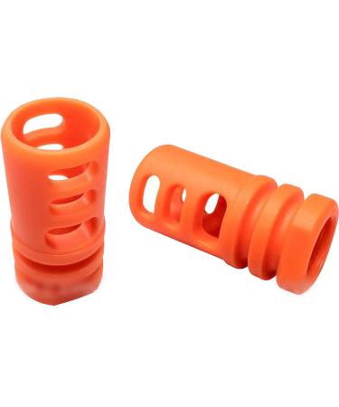 Evike Airsoft - Matrix Shark Type Orange Tip Safety Front-end for Airsoft AEG Rifles Negative