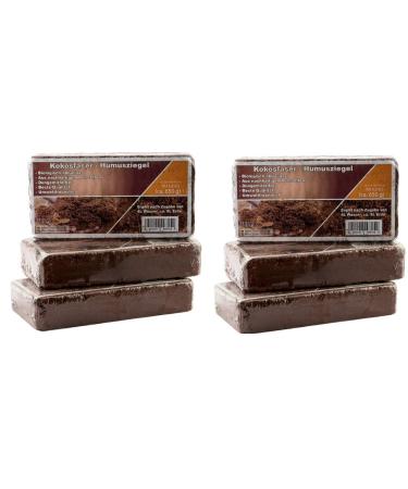 Coconut litter substrate - coconut brick for reptiles - easy partitionable coconut soil - XXL humus brick as a terrarium in a litter cocoground coconut base coconut brick coconut 27l