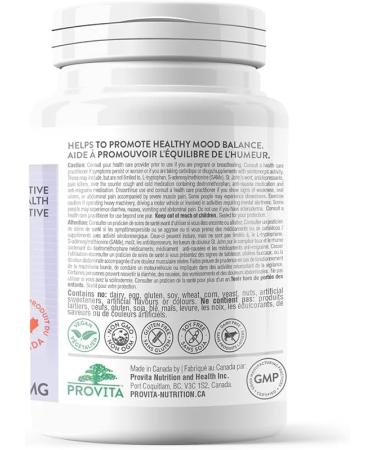 5-HTP by Provita Nutrition (Canadian Made) 90 Vegetarian Capsules - Buy Online on SooperMarket.com