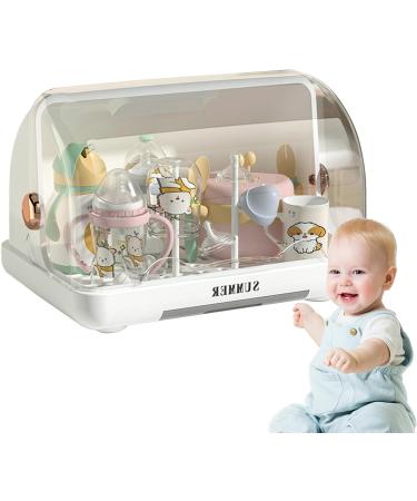 Calakono White Storage Box for Baby Bottles - Efficient Organization for Milk Bottles | International Shipping - Buy Online on SooperMarket.com