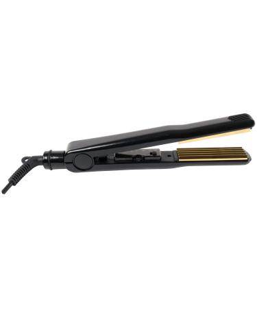 Aria Beauty Titanium Texturing Crimper - Hair Crimper Iron for 90's Inspired Volume and Shine - Crimping Tool with Adjustable Heat up to 450 F - 1 pc