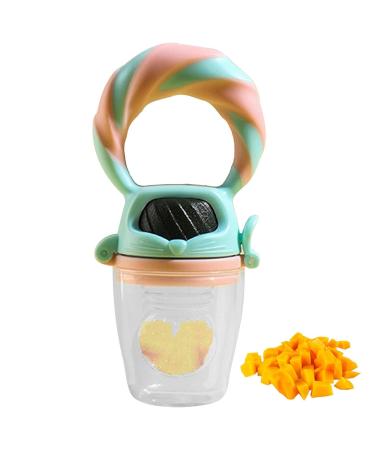 Jingling Fruit Pacifier Feeder - Safe Silicone Teething Tool for Babies | Soft Vegetable & Fruit Food Feeder - Buy Online on SooperMarket.com