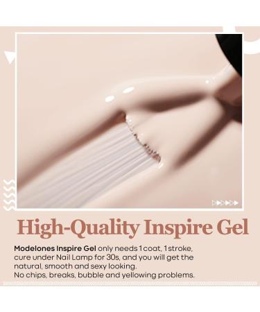 Modelones Gel Nail Polish 15ML Neutral Nude Gel Polish Color Soak Off LED Skin Tone Brown Color Nail Gel Polish Long Wear Nail Art Manicure at Home Gift - Buy Online on SooperMarket.com