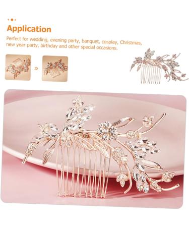 Mikinona Bridal Comb Wedding Hair Comb Bride Hair Comb Rhinestone Hair Comb Crystal Hair Comb Bridesmaid Hair Comb Wedding Hair Accessory Bridal Hair Comb - Buy Online on SooperMarket.com