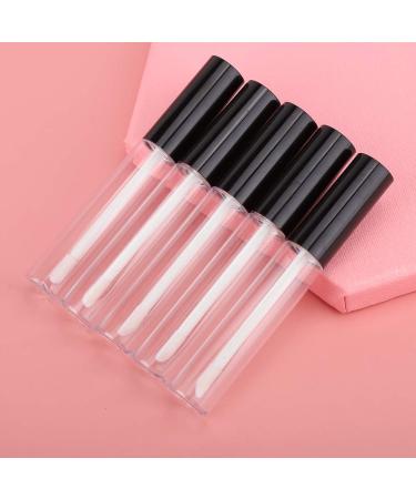 Filfeel 50 Pack 10ml Clear Lip Gloss Containers - Refillable Travel Vials for Lipstick Lip Balm & Sampling - Buy Online on SooperMarket.com