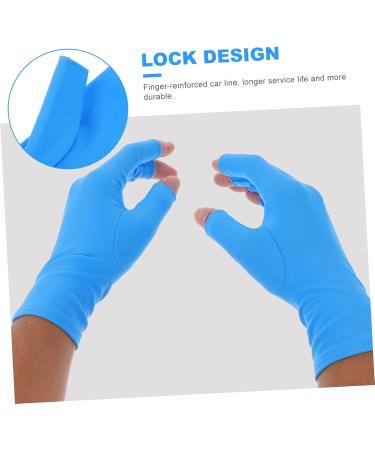PLAFOPE 1 Pair Nail Gloves Manicure Gloves Fingerless Mitts UV Shield Gloves Sunscreen Gloves Manicure Tools Nail Art Tools Fingerless Gloves Gloves - Buy Online on SooperMarket.com