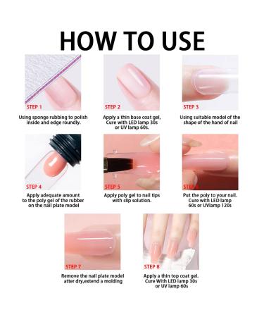 Lofuanna Transparent Poly Nagel Gel 15ml 2 | Builder Gel for Nail Extensions & Strengthening | UV/LED Professional Manicure Repair - C03 - Buy Online on SooperMarket.com