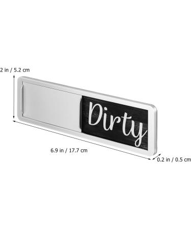HOLIDYOYO Dishwasher Magnet Clean Dirty Sign Non-scratching Sticky Tab Clean Dirty Running Empty Magnet Lissabergs Slide Indicator for Better Kitchen Home - Buy Online on SooperMarket.com