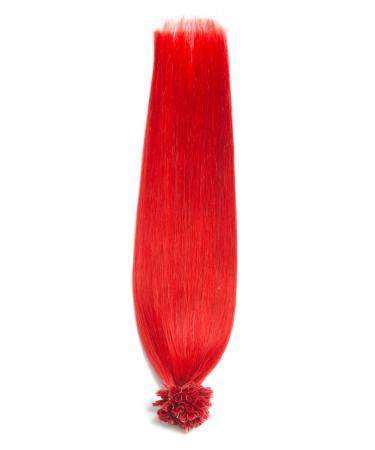 Buy 100% Remy Red Bonding Hair Extensions - 150 Strands 45cm U-Tip Keratin Bonds - Premium Quality Hair - Fast International Shipping - Buy Online on SooperMarket.com