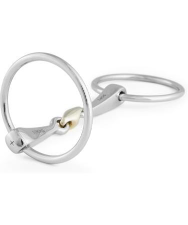 St bben Bit 2233 Loose Ring Snaffle - 2 in 1 Double Broken - 14.0 cm - 16 mm - Sweet Copper Middle Piece - International Shipping - Buy Online on SooperMarket.com