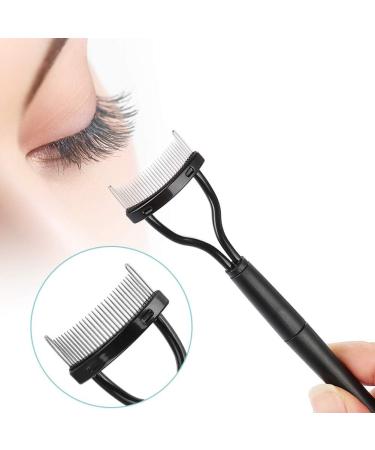 Dekaim Eyelash Comb Beauty Makeup Lash Separator Foldable Metal Eyelash Brush Comb Mascara Curl Tool - Buy Online on SooperMarket.com