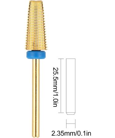 5 in 1 Carbide Tapered Cone Nail Drill Bit Set - XF F M C X Grain Options | Manicure Pedicure Tool - Buy Online on SooperMarket.com