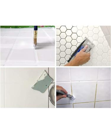 Sealant Pen Paint White - 125ml - Silicone Caulk Whitener  Stain Remover for Home Chalking  Sink  Kitchen  Showers  Bathroom  Wall and Floor Tile - Buy Online on SooperMarket.com