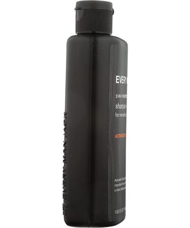 Every Man Jack 2-in-1 Shampoo & Conditioner with Activated Charcoal - 13.5 Fl Oz - Buy Online on SooperMarket.com